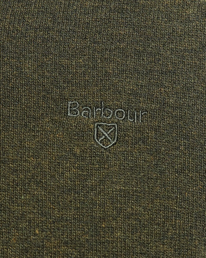 Barbour Essential Lambswool Mens V-Neck Jumper - Seaweed
