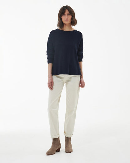 Barbour Marine Womens Jumper - Navy