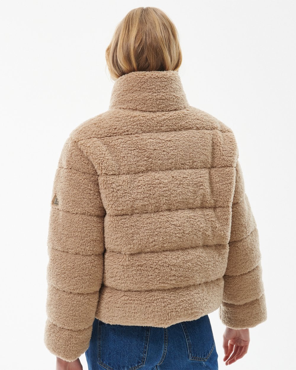 Barbour Lichen Womens Teddy Quilt Jacket - Light Trench