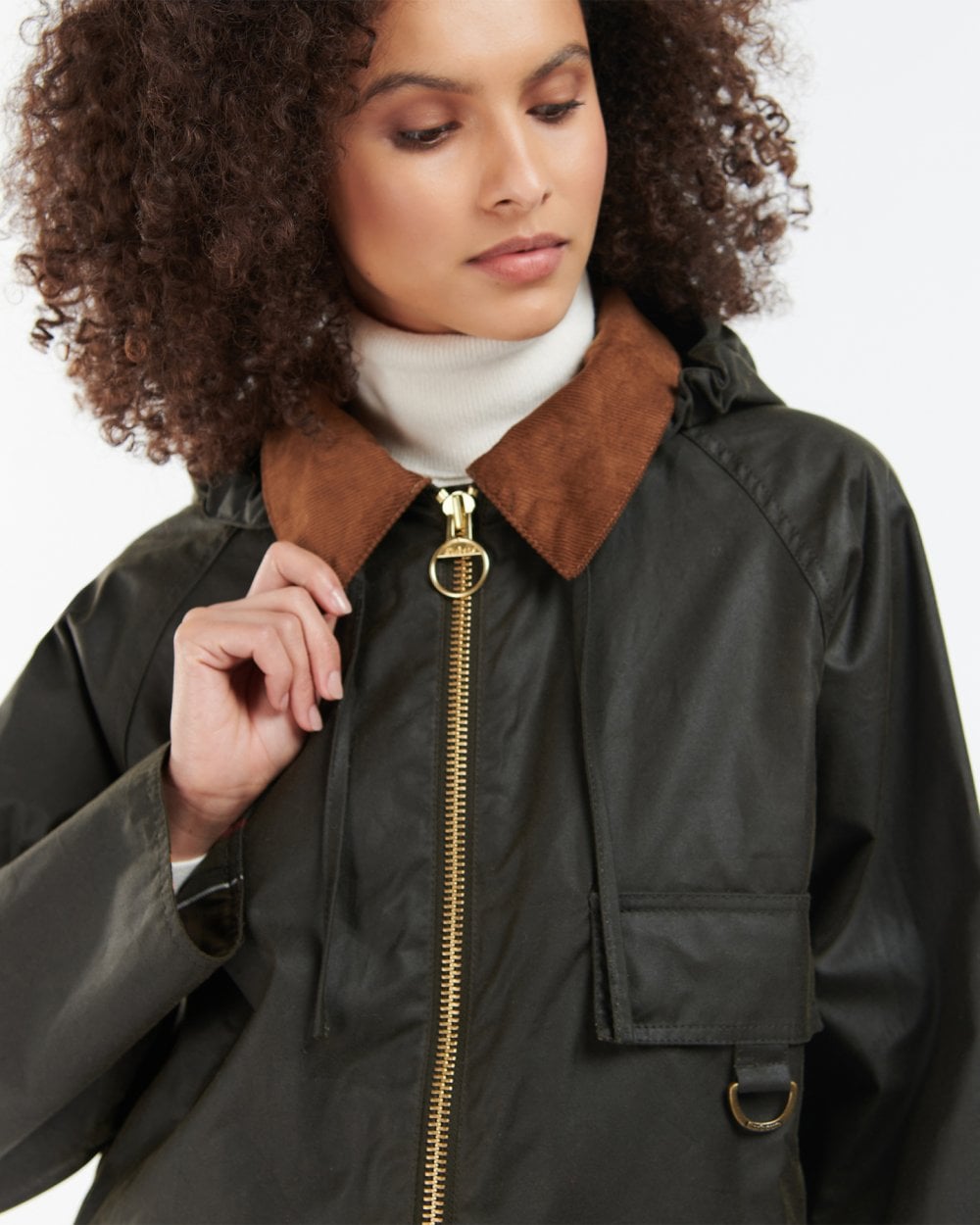 Barbour Highclere Womens Wax Jacket - Olive