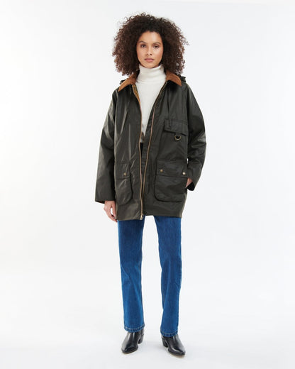 Barbour Highclere Womens Wax Jacket - Olive