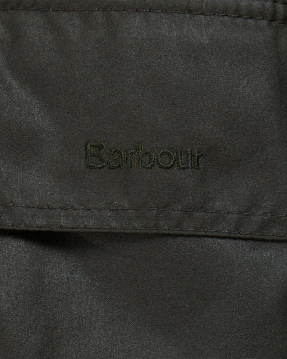 Barbour Long Cannich Womens Wax Jacket - Olive/Classic