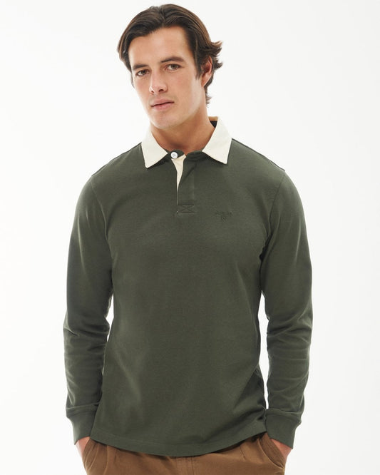 Barbour Howtown Mens Long Sleeve Rugby Shirt