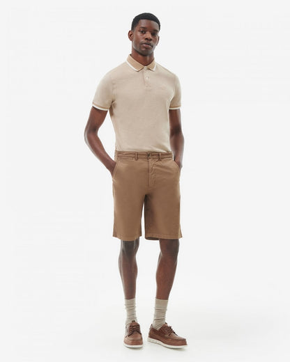 Barbour Corbett Mens Poplin Shorts - Fossil