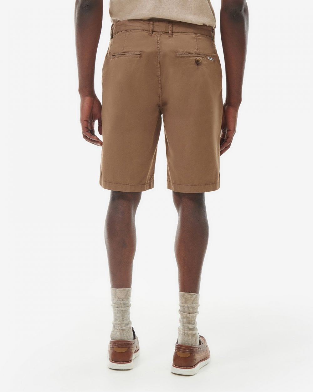 Barbour Corbett Mens Poplin Shorts - Fossil