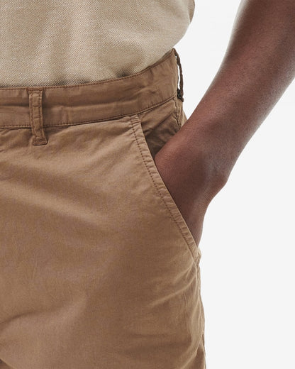 Barbour Corbett Mens Poplin Shorts - Fossil