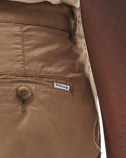 Barbour Corbett Mens Poplin Shorts - Fossil