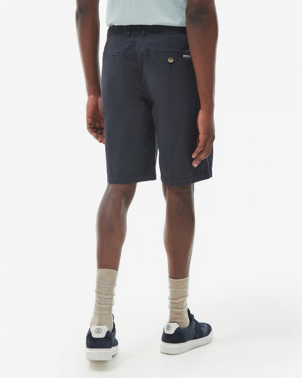 Barbour Corbett Mens Poplin Shorts - Navy