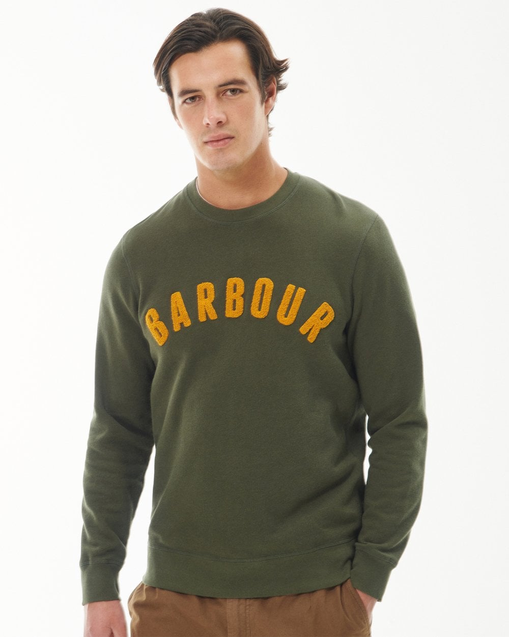 Barbour Prep Logo Crew Mens Sweatshirt