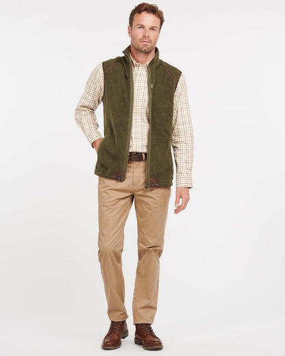 Barbour Langdale Mens Gilet - Olive