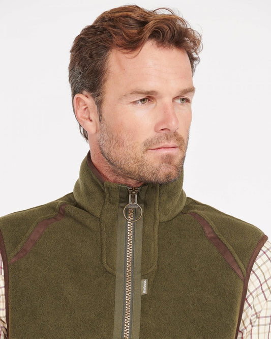 Barbour Langdale Mens Gilet - Olive