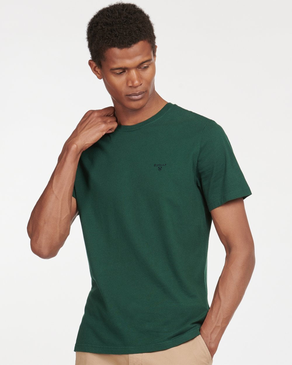 Barbour Sports Mens T-Shirt - Seaweed
