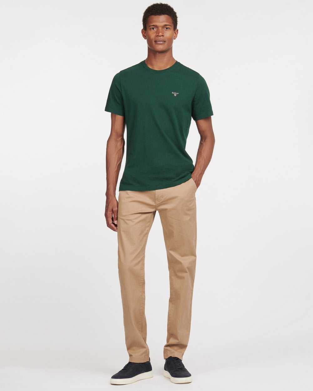 Barbour Sports Mens T-Shirt - Seaweed