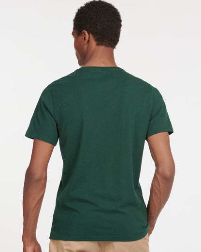Barbour Sports Mens T-Shirt - Seaweed