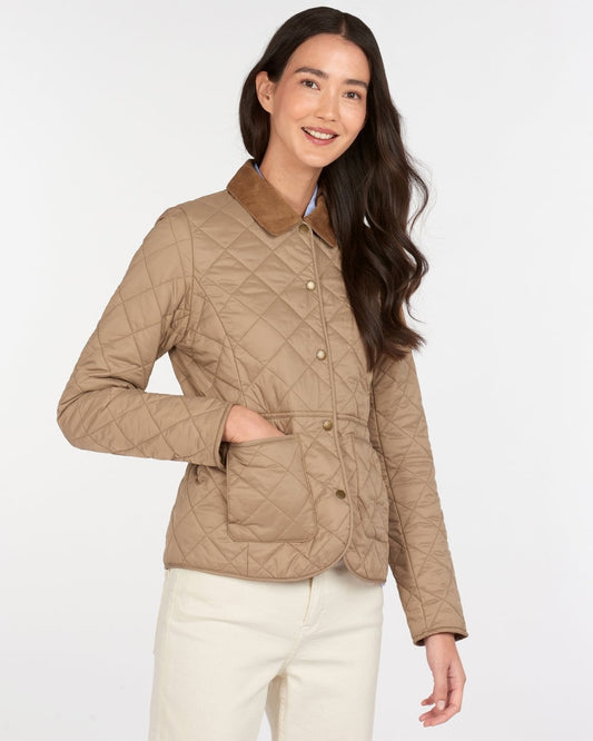 Barbour Deveron Quilted Womens Jacket - Light Trench/Light Trench