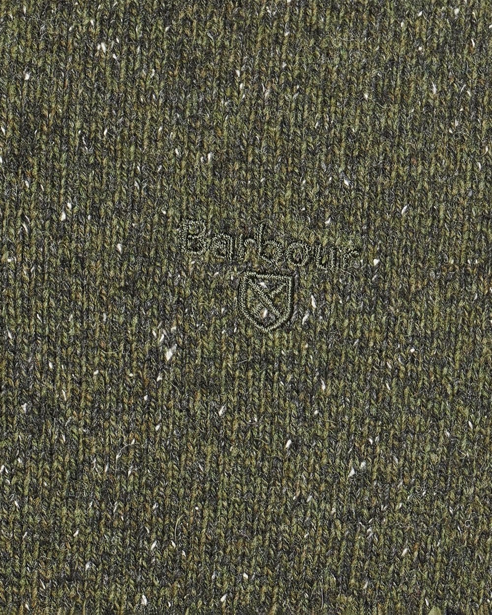 Barbour Tisbury Half Zip Mens Sweatshirt - Dark Seaweed