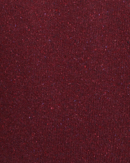 Barbour Tisbury Half Zip Mens Sweatshirt - Ruby