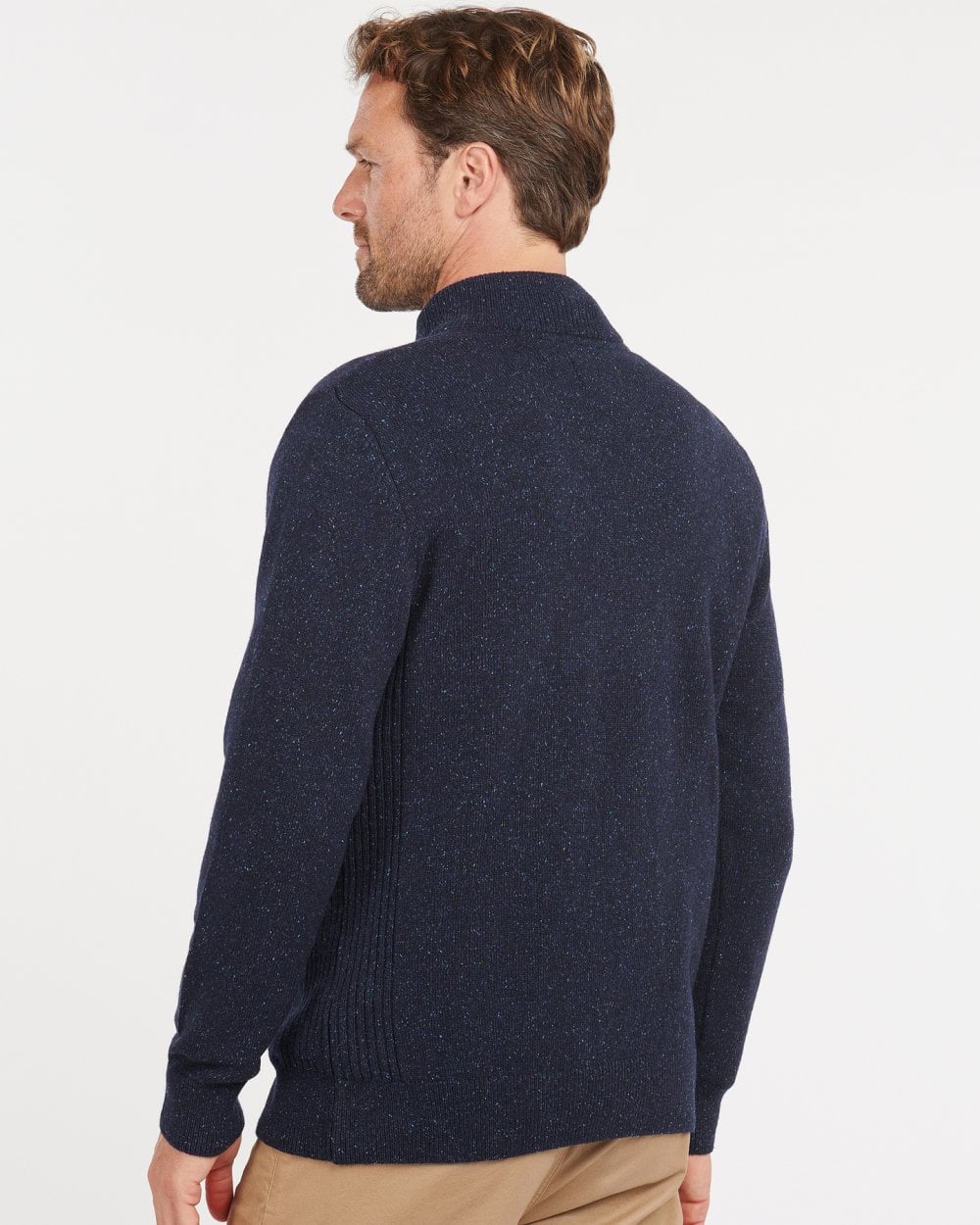 Barbour Tisbury Half Zip Mens Sweatshirt - Navy