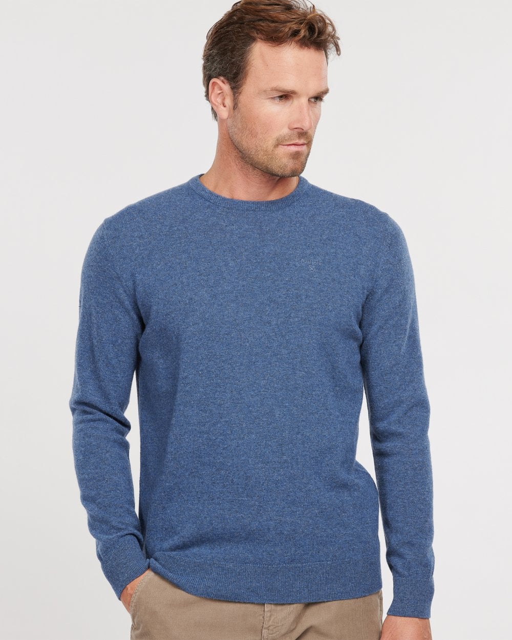 Barbour Essential Crew Neck Mens Jumper