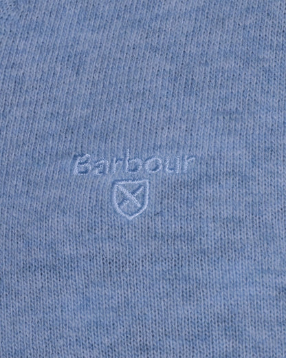 Barbour Essential Crew Neck Mens Jumper - Denim Marl
