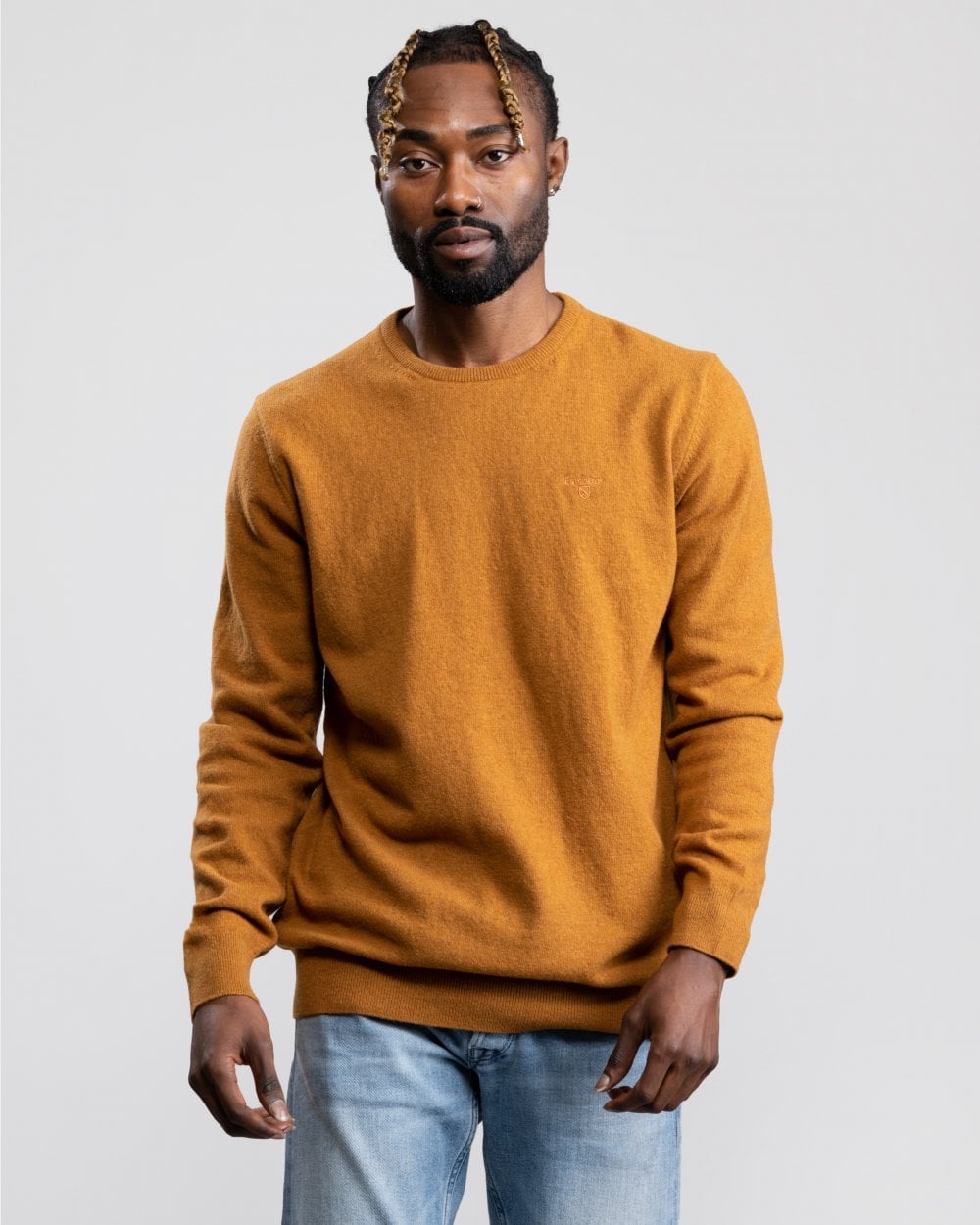 Barbour Essential Crew Neck Mens Jumper