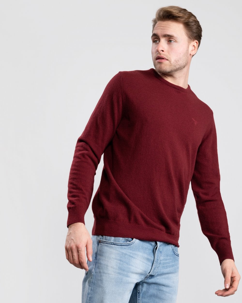 Barbour Essential Crew Neck Mens Jumper