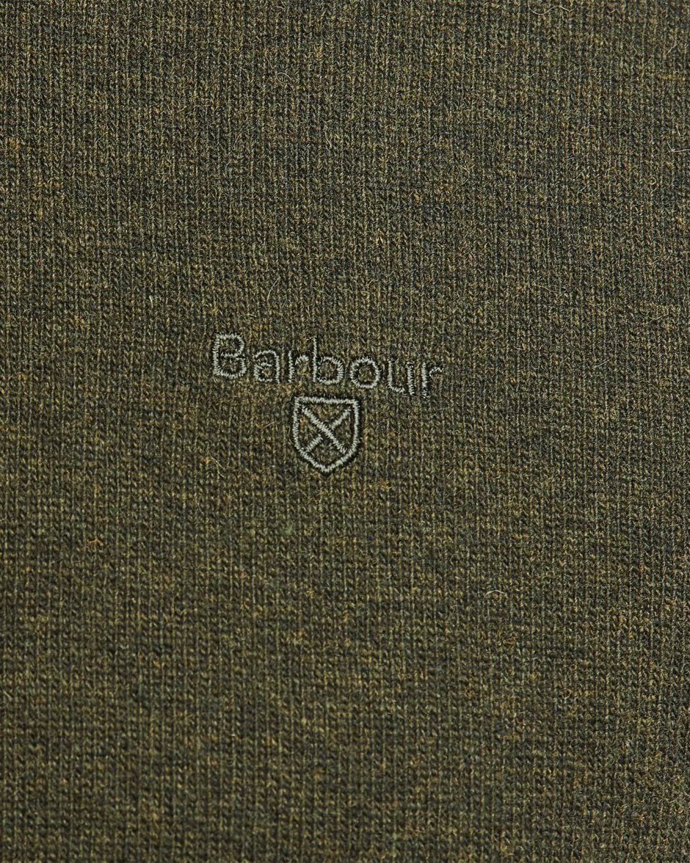 Barbour Essential Crew Neck Mens Jumper - Seaweed