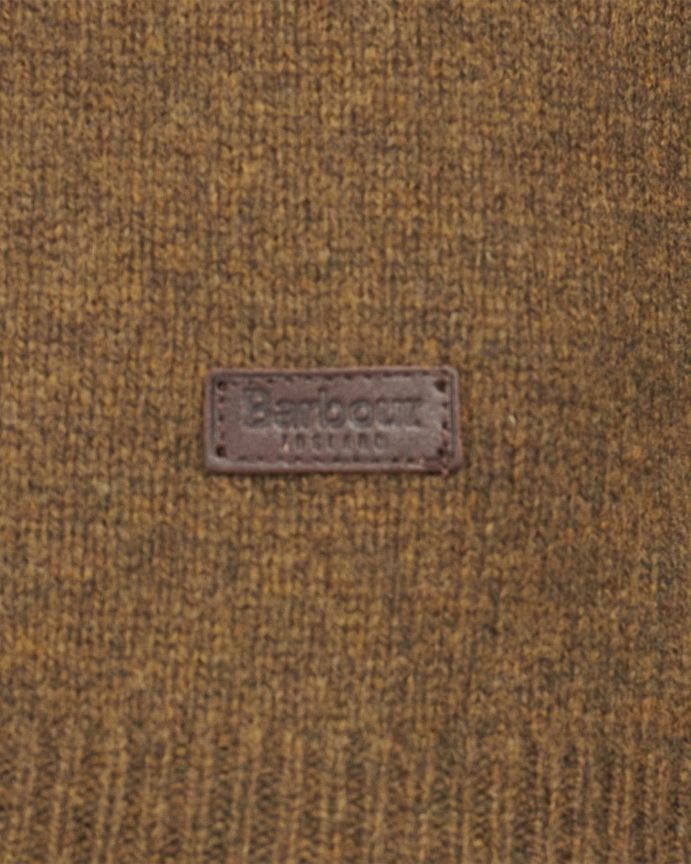 Barbour Essential Patch Mens Crew-Neck Jumper - Willow