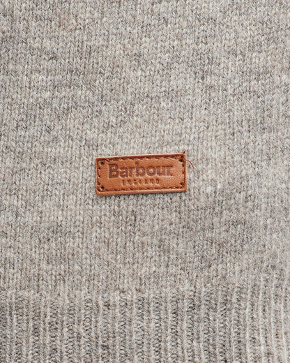 Barbour Essential Patch Mens Crew-Neck Jumper - Stone