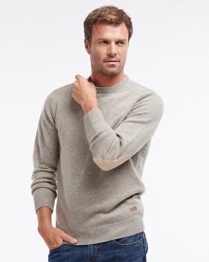 Barbour Essential Patch Mens Crew-Neck Jumper