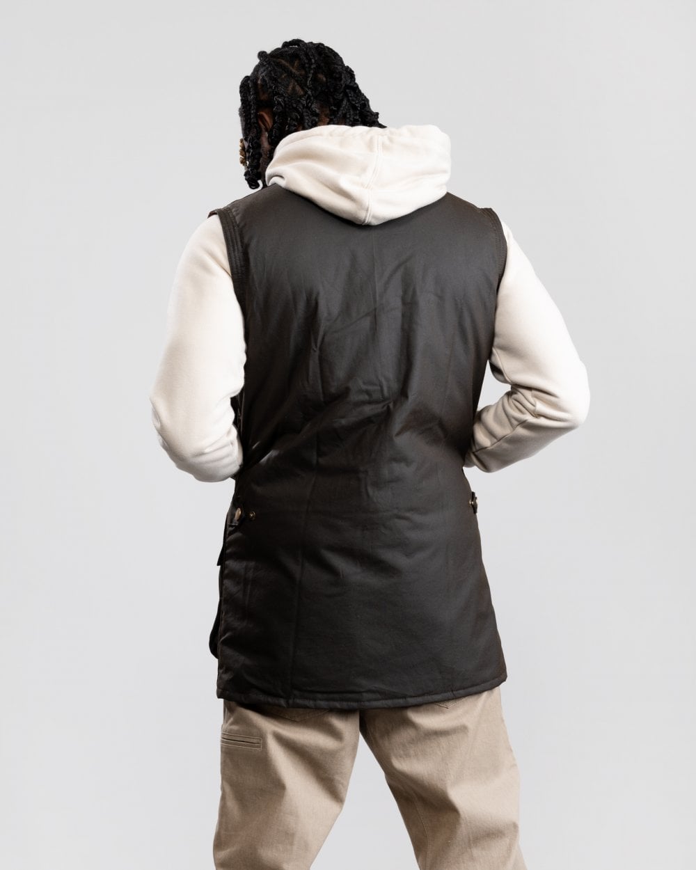 Barbour Westmorland Mens Wax Gilet - Olive