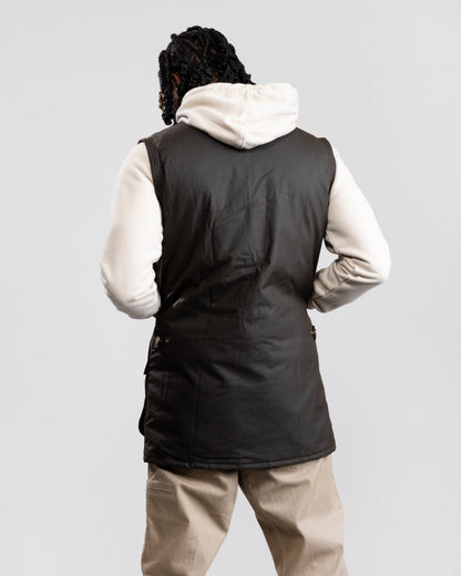 Barbour Westmorland Mens Wax Gilet - Olive