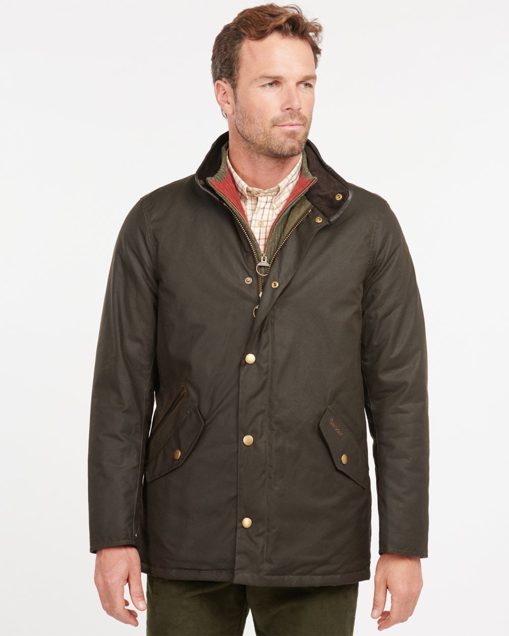 Barbour Prestbury Mens Wax Jacket - Olive