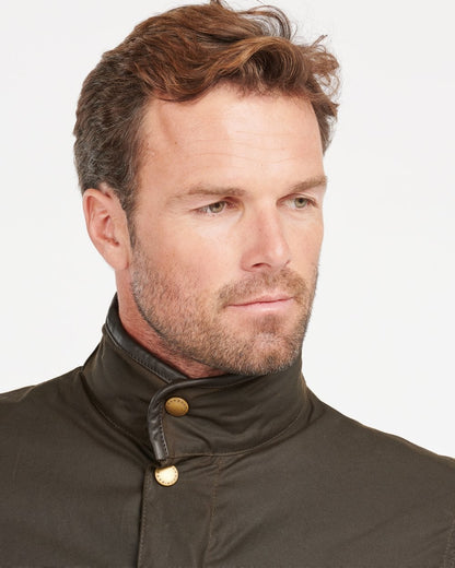 Barbour Prestbury Mens Wax Jacket - Olive