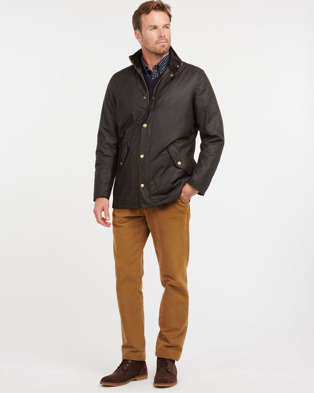 Barbour Prestbury Mens Wax Jacket - Rustic