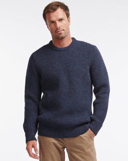 Barbour New Tyne Mens Crew-Neck Jumper