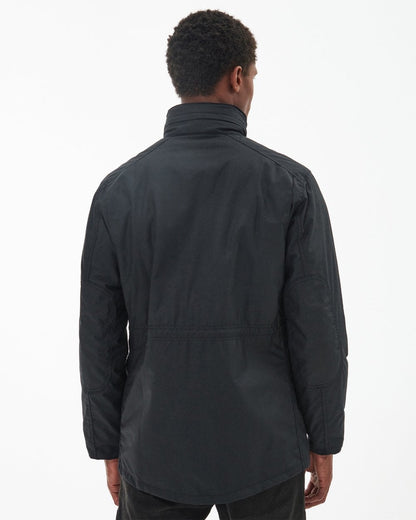 Barbour Sapper Mens Wax Jacket - Black/Classic