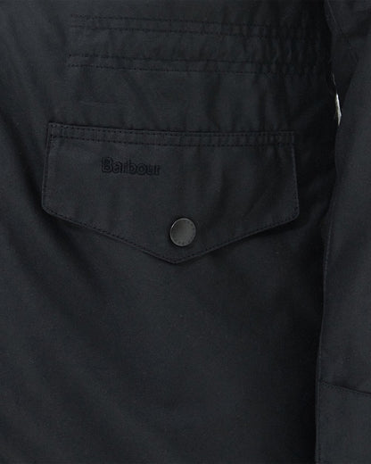 Barbour Sapper Mens Wax Jacket - Black/Classic