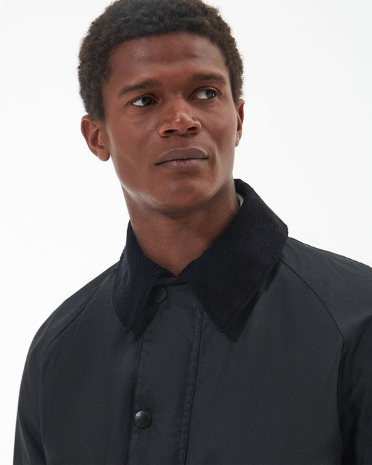 Barbour Ashby Mens Wax Jacket - Black/Classic