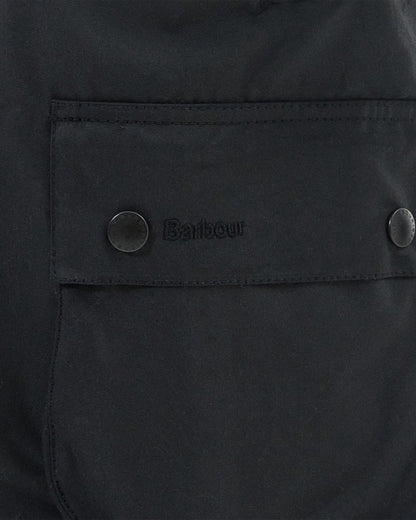 Barbour Ashby Mens Wax Jacket - Black/Classic