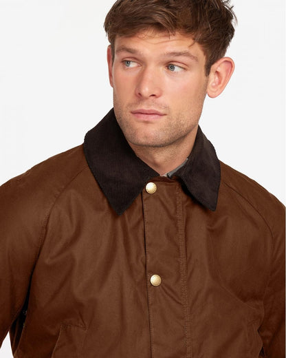 Barbour Ashby Mens Wax Jacket - Bark