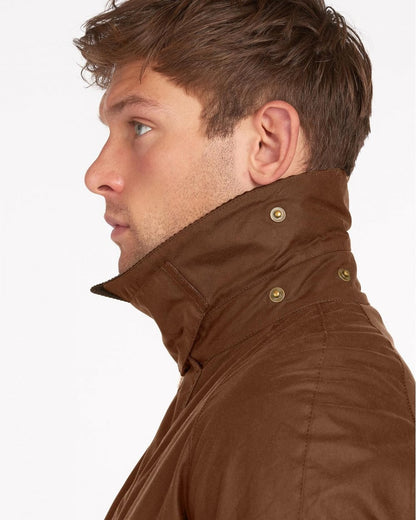 Barbour Ashby Mens Wax Jacket - Bark