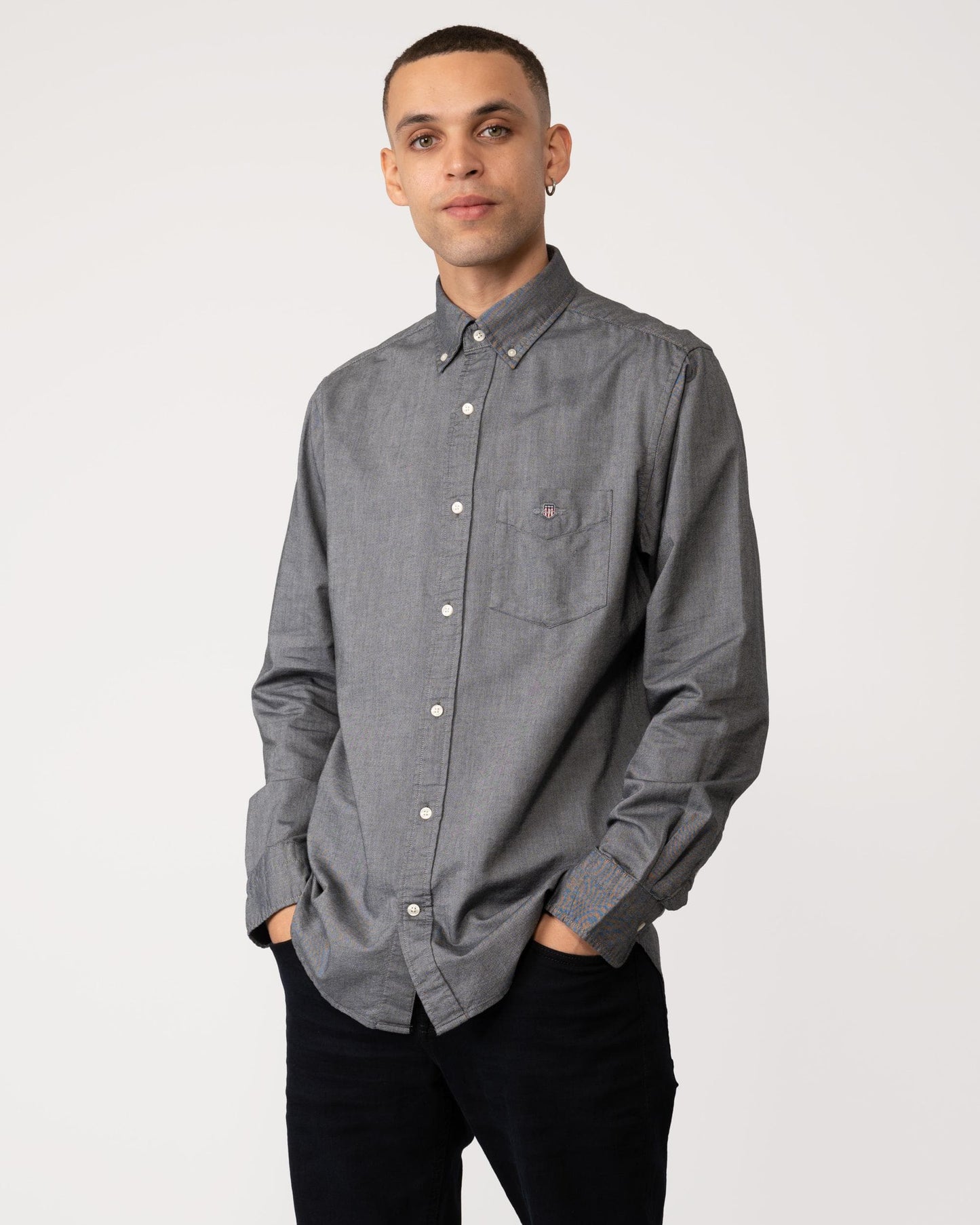 GANT Mens Regular Fit Long Sleeve Oxford Shirt