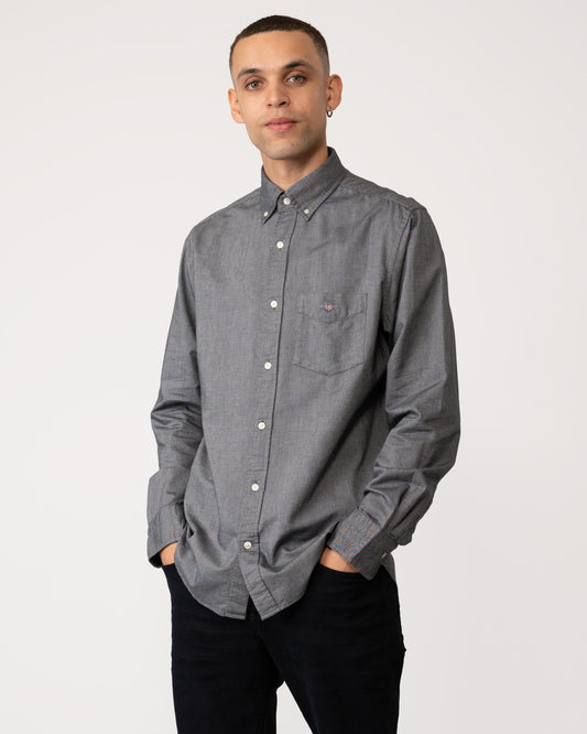 GANT Mens Regular Fit Long Sleeve Oxford Shirt