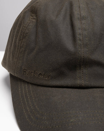 Barbour Mens Wax Sports Cap - Olive