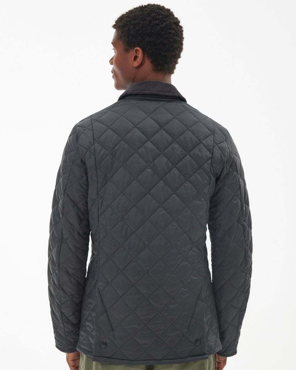 Barbour Heritage Liddesdale Quilted Mens Jacket - Charcoal