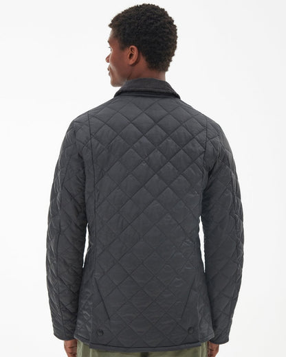 Barbour Heritage Liddesdale Quilted Mens Jacket - Charcoal