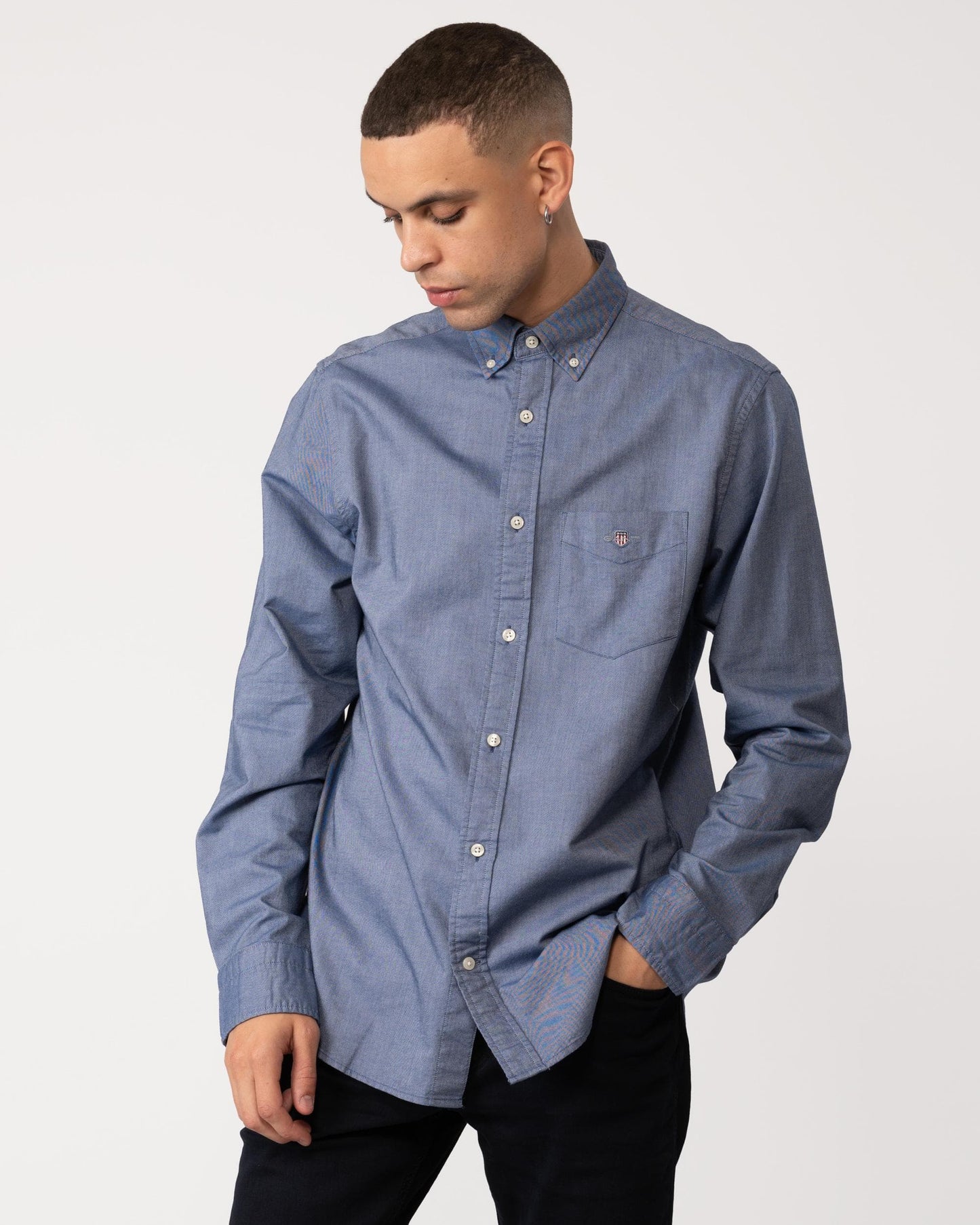 GANT Mens Regular Fit Long Sleeve Oxford Shirt