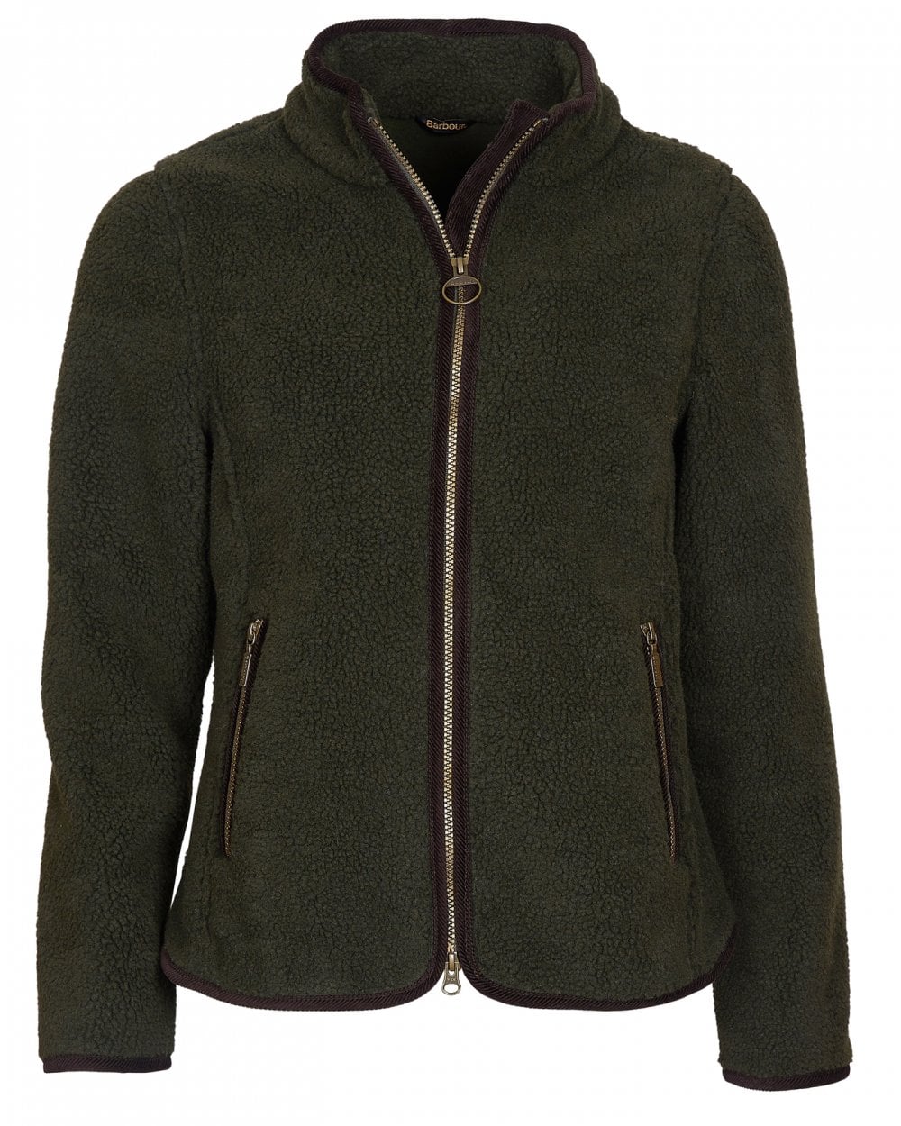 Barbour Lavenham Fleece Womens Jacket - Olive/Classic