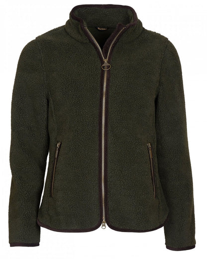 Barbour Lavenham Fleece Womens Jacket - Olive/Classic